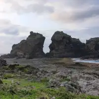 蘭嶼的大地造物奇岩美景