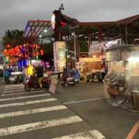 biggest night market in Luodong, Taiwan