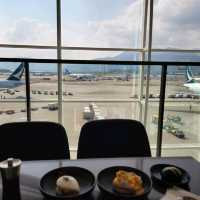 [上機前食個豐富早餐] Chase Sapphire Lounge by The Club Hong Kong
