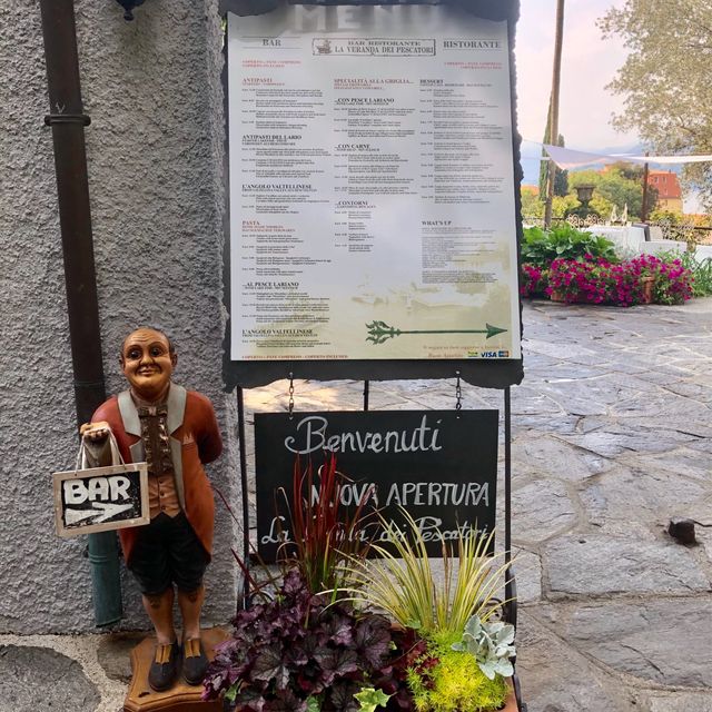 Como cuisine with romantic lake view 