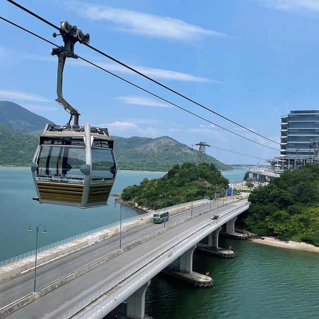 征服高山⛰️昂坪360纜車🚡