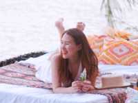 คาเฟ่ฟีลบาหลี โทนสีส้ม ใกล้หาดป่าตอง