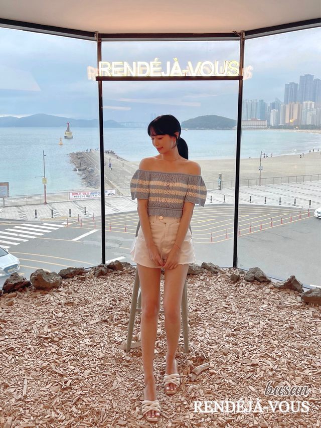 韓國釜山全海景打卡咖啡店-RENDÉJÀ-VOUS
