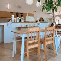 Spring day cafe