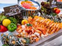 staycation with seafood buffet