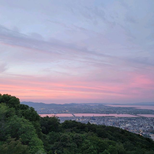 德島眉山山頂靜觀日落🌇