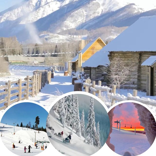 白雪紛飛：吉華滑雪場