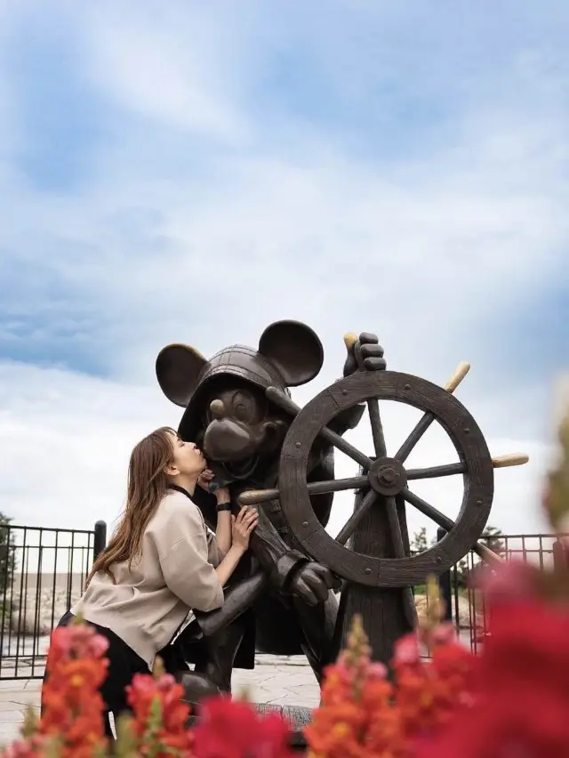 [DisneySea Fashionable Photo Spot] Try taking a picture imitating it.