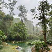 🌿 Kuangsi Falls is nature's masterpiece