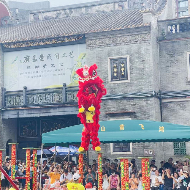 Huang Feihong Lion Dance at Foshan 🔥