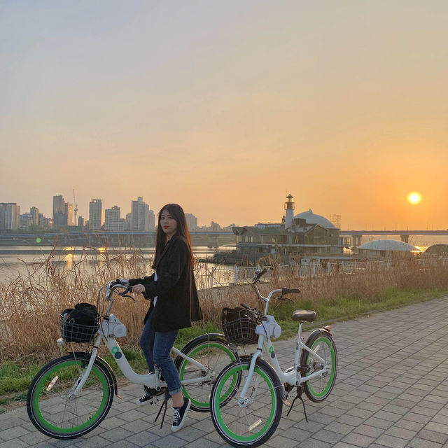 봄에는 자전거타며 서울여행🚲