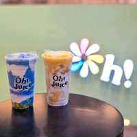 ได้มาชิมสักที #OhJuice สมูทตี้สีรูปโลก 