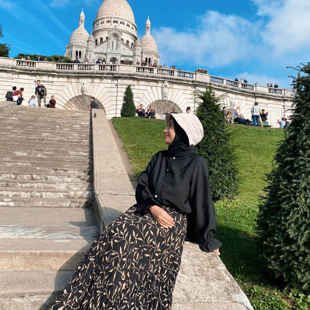 Sacré Coeur, the second most visited place in Paris🫧✨