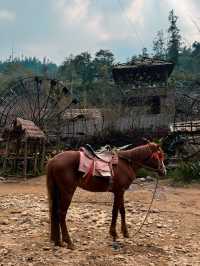 Experiencing Cat Cat Village- wearing the traditional costume