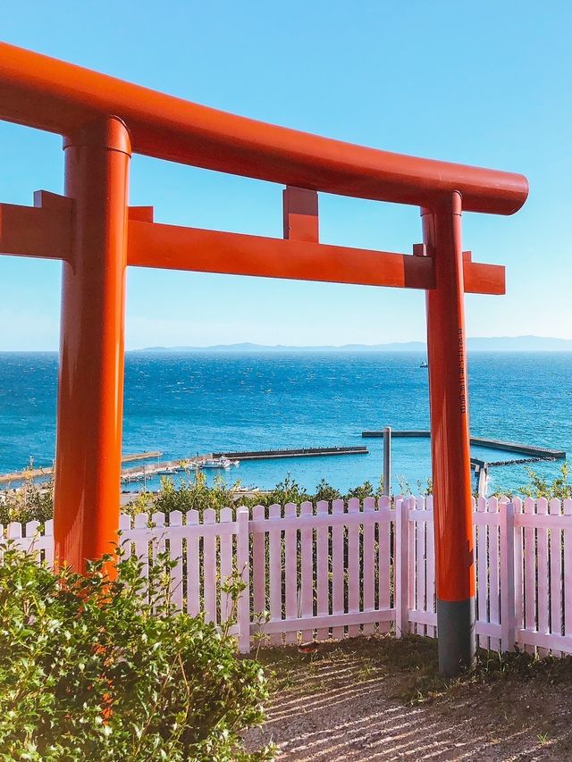 【愛知】海を望む展望鳥居がある神社