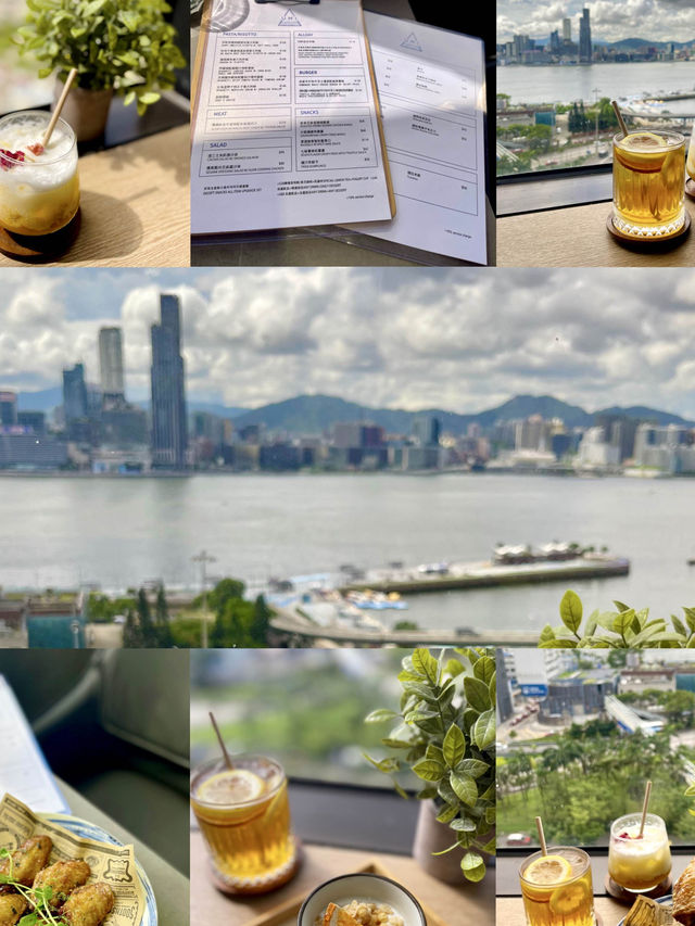 銅鑼灣全海景開揚Cafe☕️🍽🌊💫