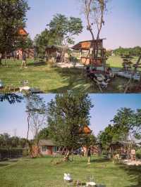 ดอกไม้ประตูแจกันวิลเลจ คาเฟ่สุดชิลย่านบางใหญ่🏠🌳