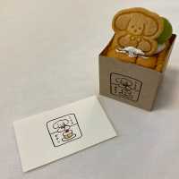 イヴくんクッキー🐶が可愛いシフォンケーキ