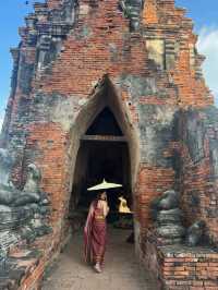พาครอบครัวใส่ชุดไทยเที่ยววัดไชยวัฒนาราม 