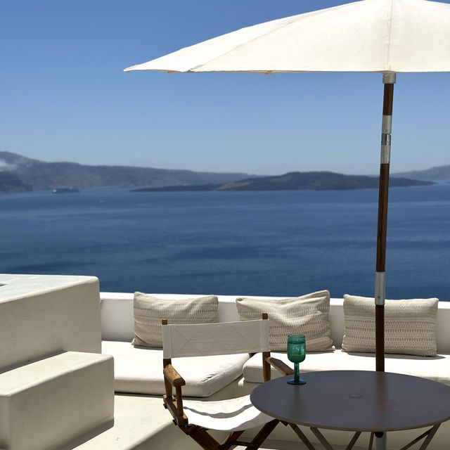Santorini 人生住過最美的酒店🩵