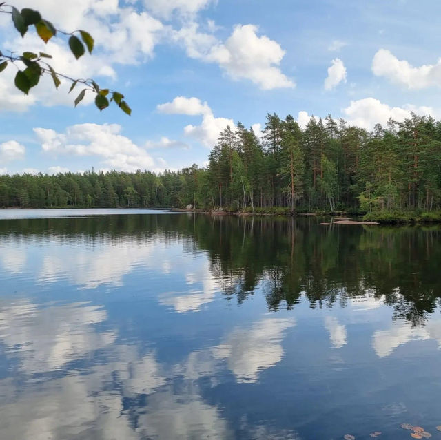 Hiking in Nuuksio National Park