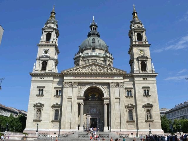 The historical Saint Stephen Basilica in Budapest