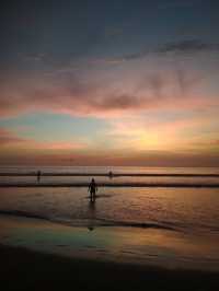 Sunset at Seminyak Beach 