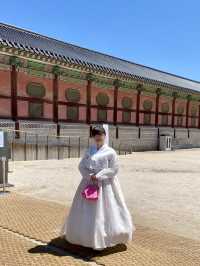 เที่ยวโซล ใส่ชุดฮันบกเดินเล่นรอบพระราชวังเก่า