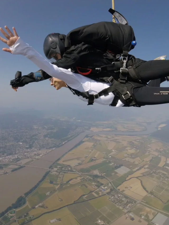 Skydiving adventure in canada 🇨🇦 