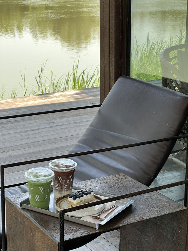คาเฟ่ลับกลางป่าSOP Cafe #โพธาราม 🌿🥤🌊🧉 