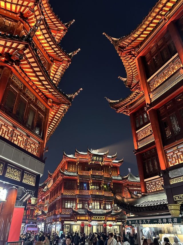 Yuyuan Old Street: Shanghai’s Nighttime Wonderland