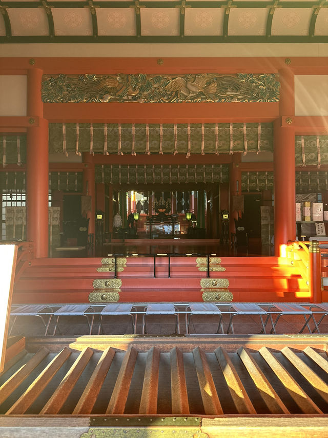 【浜松 冬の旅】 青銅製で最大級の狛犬 家康ゆかりの神社