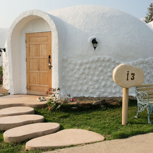 🏕 ที่พัก igloo สวนผึ้ง