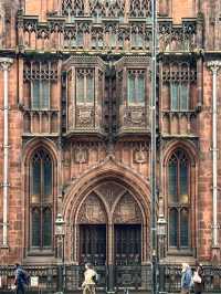 An ancient classic Harry Potter kinda library in Manchester 