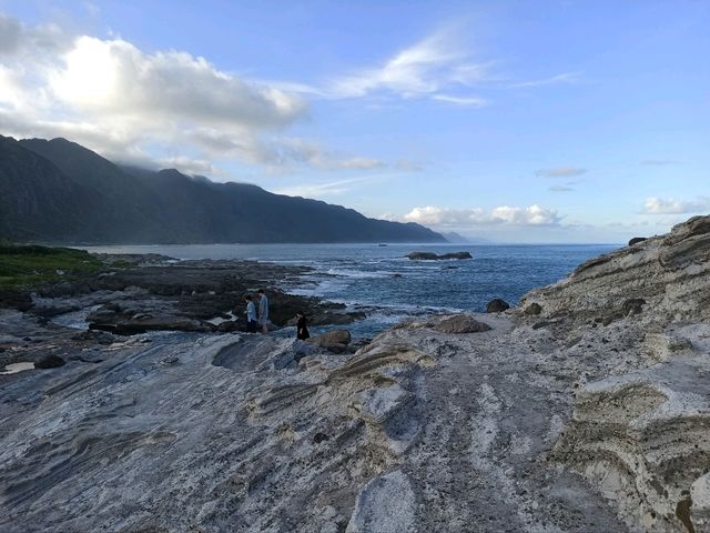 花蓮景點_石梯坪，特殊地質美景