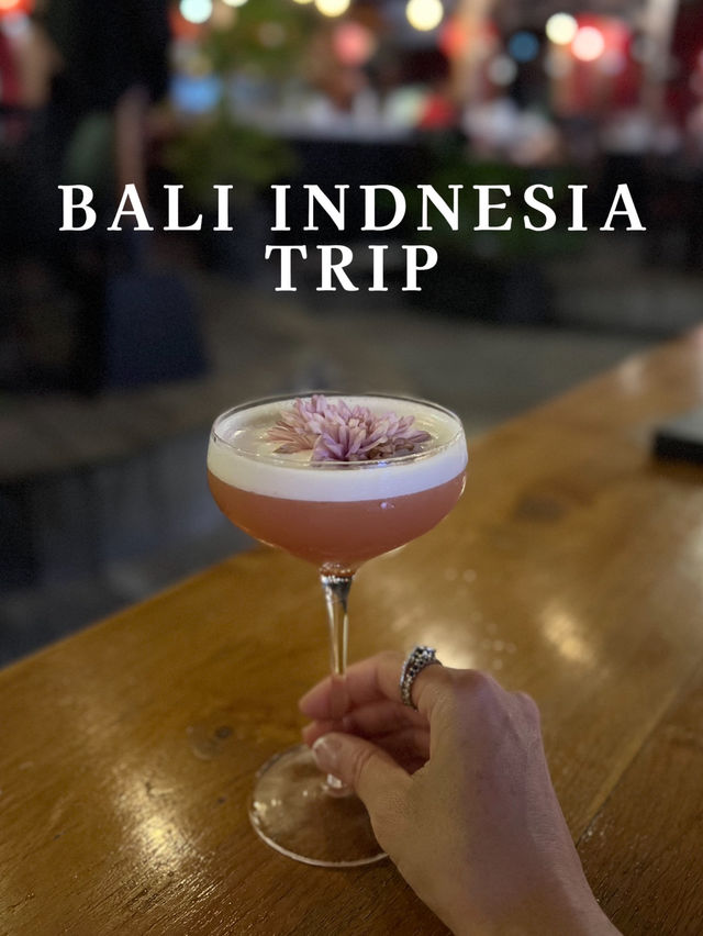 【バリ島 インドネシア】シグネチャーカクテルも美味しいBAR🍸