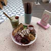 spacious eatery with good service