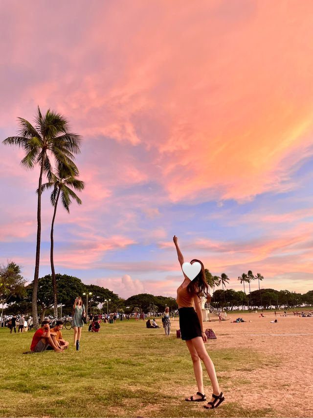 【ハワイ|ホノルル】Ala Moana Beach⛱️