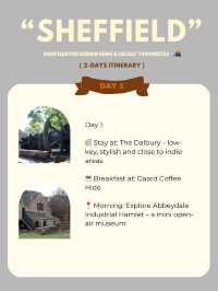 Sheffield for Hidden Gems & Locals’ Fav