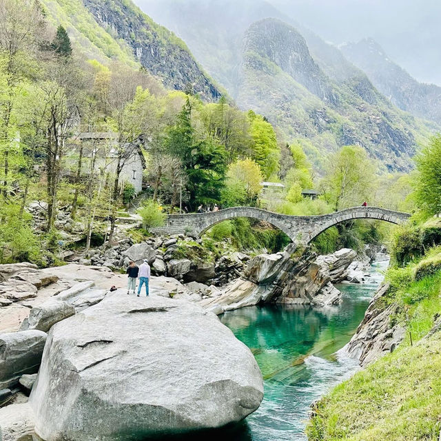 Weekend Escape to Ponte dei Salti: A Fairytale Swiss Stone Bridge Adventure!** 🌉✨   