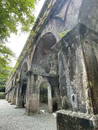 南禅寺の境内にあるひときわ存在感を放っている水路橋🧱🤩