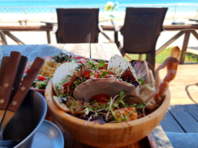 💘양양 남애항 맛집 야외카페 거북이서프바