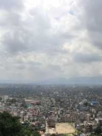 Monkey Temple, The Giant Dome famous stupa in Kathmandu