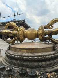 Monkey Temple, The Giant Dome famous stupa in Kathmandu