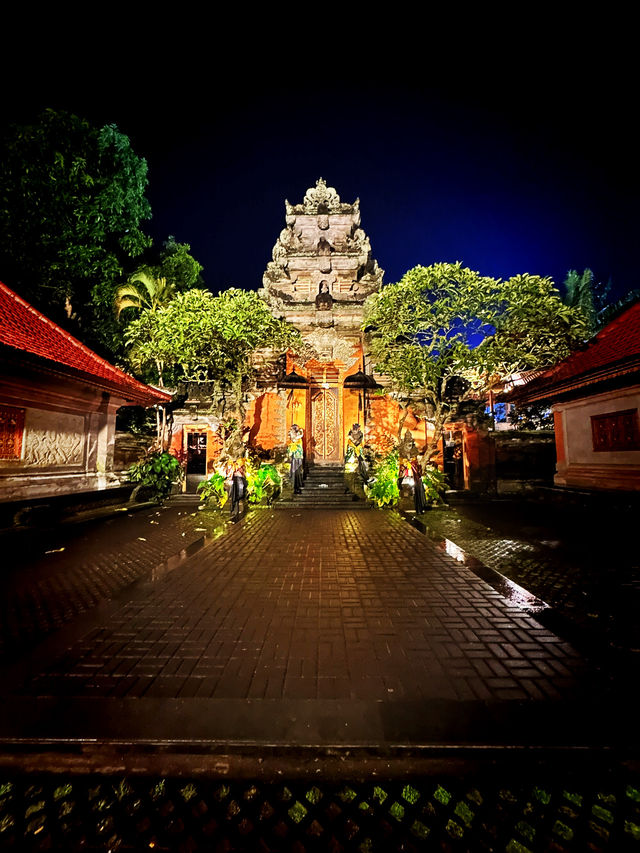 Moonlit Serenity at Saraswati Temple