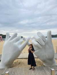한적하게 해수욕하기 좋은 상주은모래비치🏖