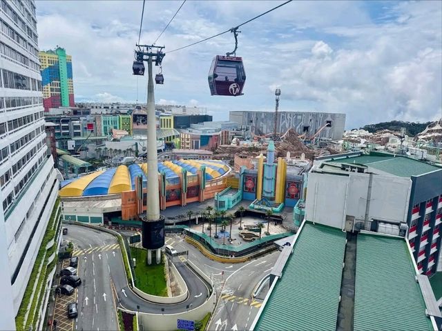 Scenic Cloud Views on the Awana SkyWay Cable Car