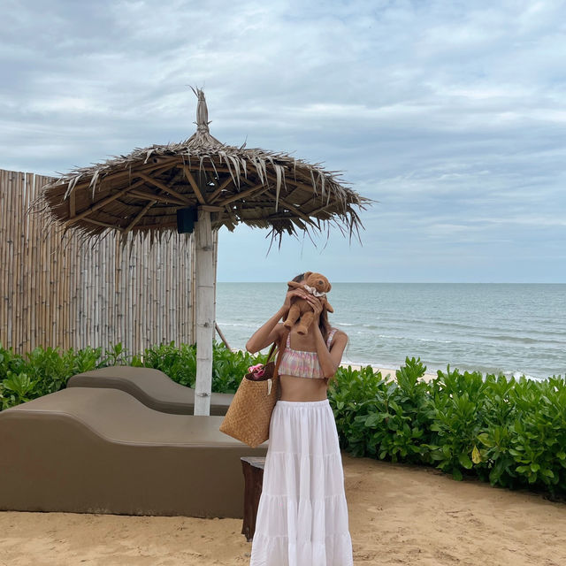 ที่พักติดทะเลสไตล์โอกินาวา ปราณบุรี 🌺🥥🌴