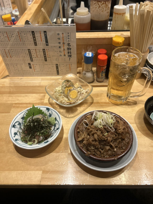 【博多】天神南で昼のみ🍻「食堂うめぼし」