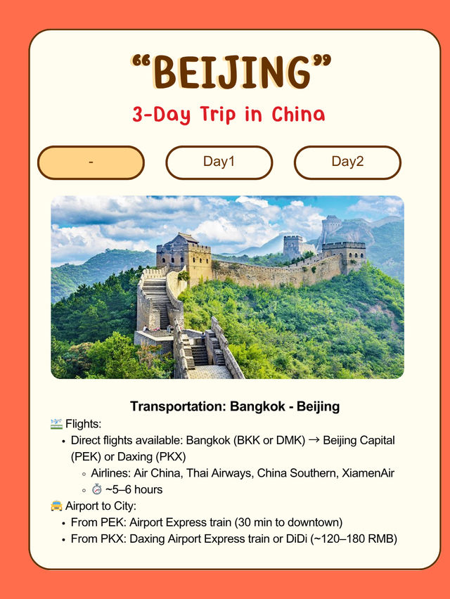 Sharing my Beijing Travel Plans! China🇨🇳